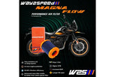 Way2Speed MagnaFlow Nano Fiber Performance Air Filter for Royal Enfield Himalayan 450 / Guerrilla 450 – Stage 2 High Flow Intake Upgrade